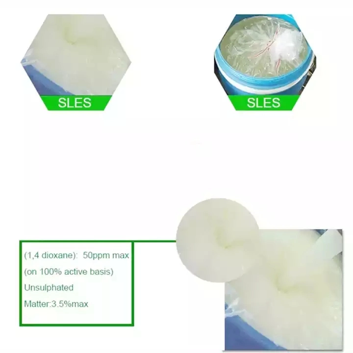 Cosmetic and Detergent Grade Sodium Lauryl Ether Sulfate 70% Ether Sulfate AES Chemicals Product Sodium Lauryl Ether Sulfate