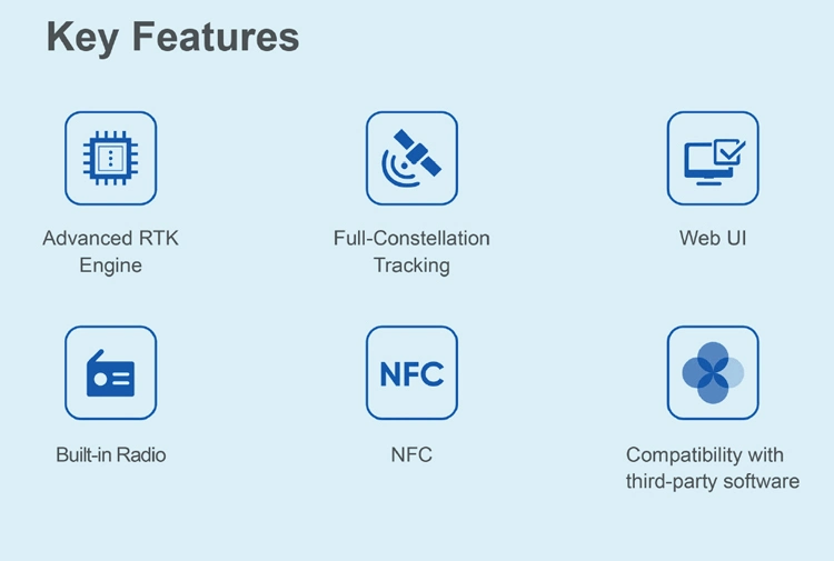 Full-Function Hi Target V200 Rtk Differential Gnss 800 Channels Land Surveying Equippment Hi-Target D8 PRO with Ihand55 Controller High Precision Base and Rover